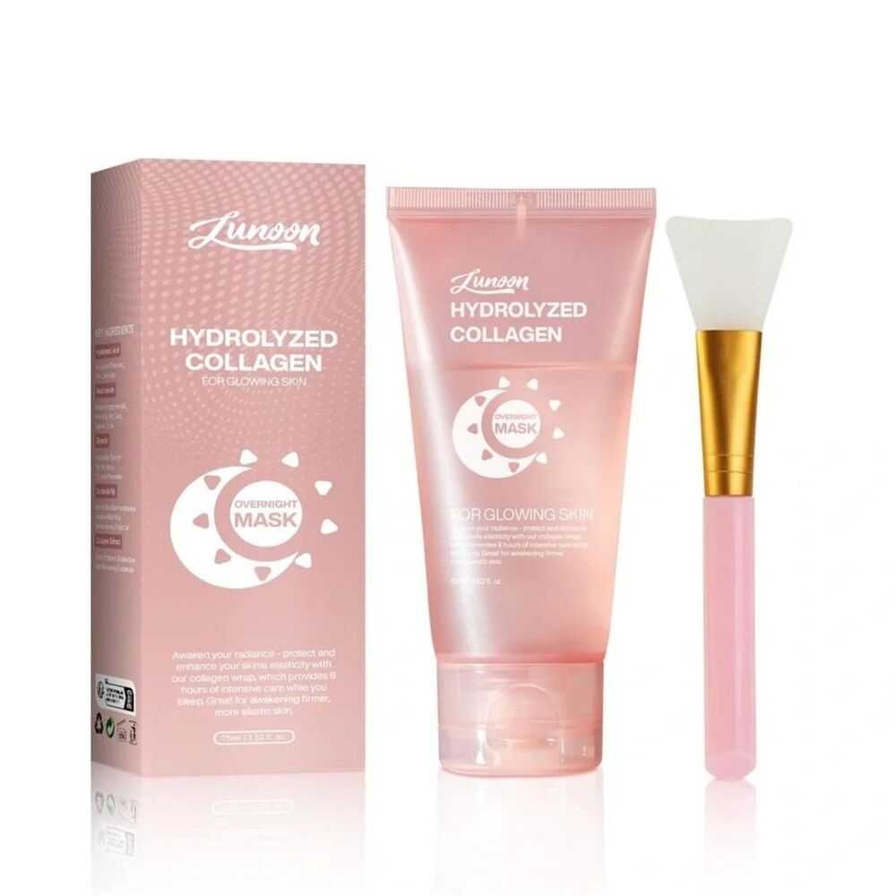 Lunoon Hydrolyzed Collagen Overnight Mask NIB